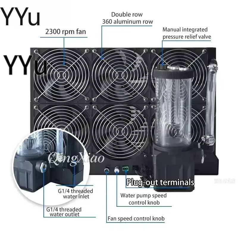 for FC700 A360S 2 External Wat - External Radiator Water Cooling Kit recension och pris