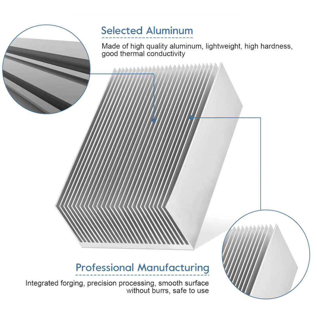 50x60x26mm — 300x60x26mm Extru - Heatsink recension och pris