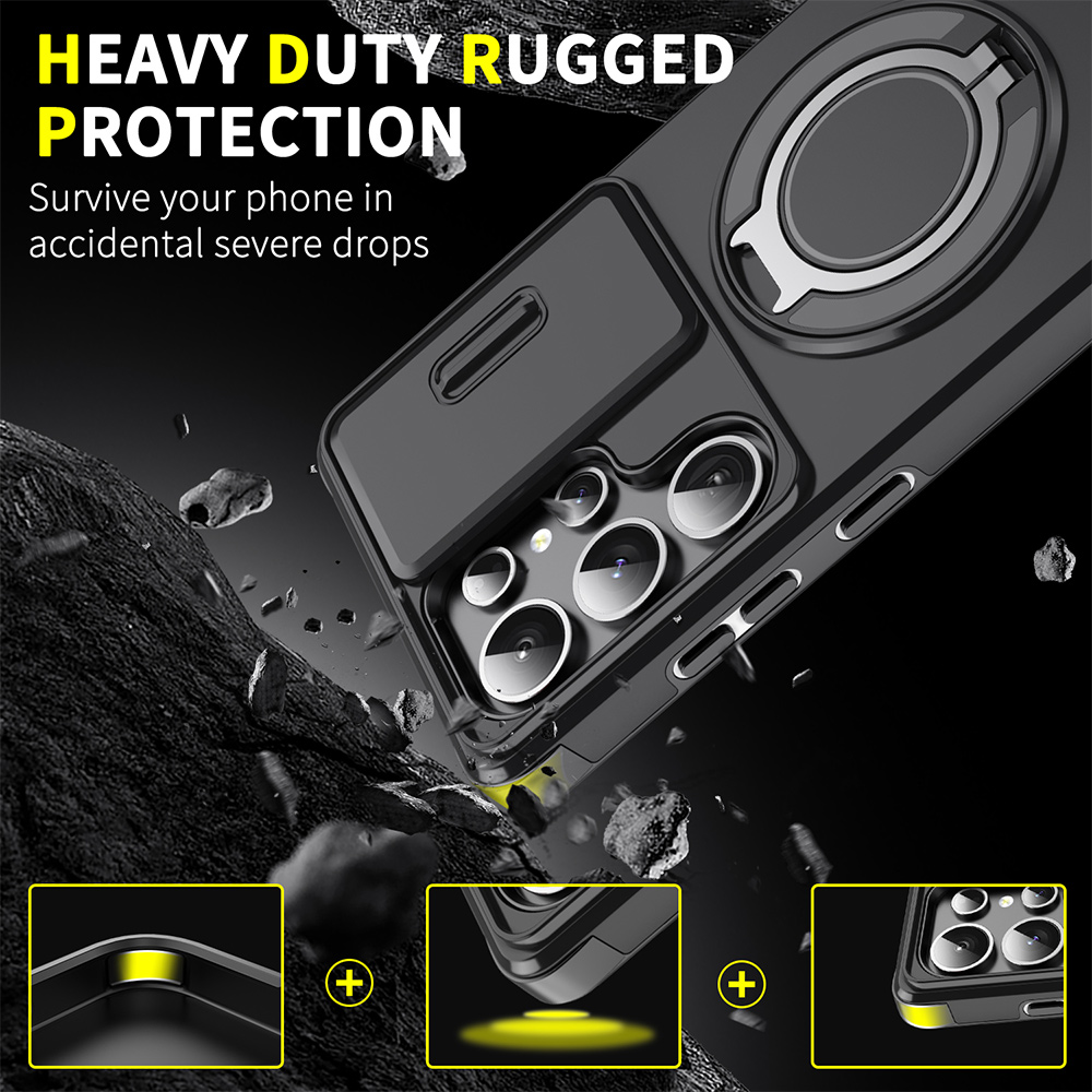 Magnetic Ring Stand Phone Case - Case Fan recension och pris