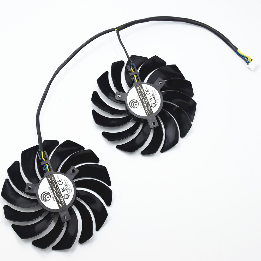 2Pcs 95mm PLD10010S12HH Video  - Cpu Fan recension och pris