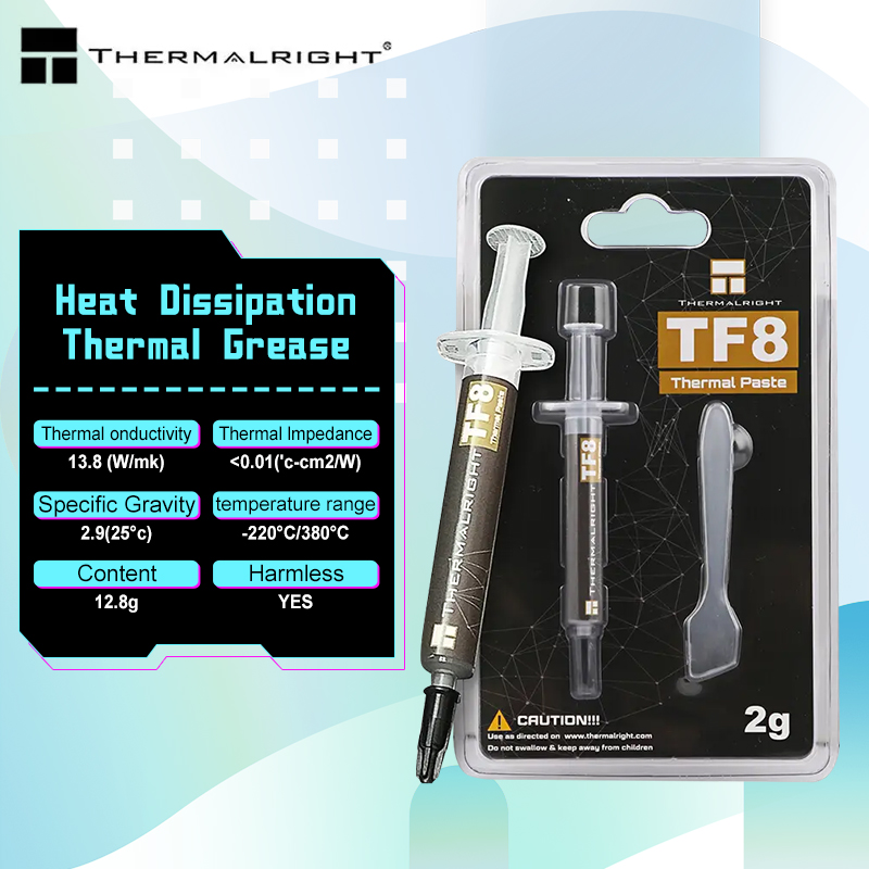 Thermalright TF8 2g/5.8g/12.8g - Thermal Paste recension och pris