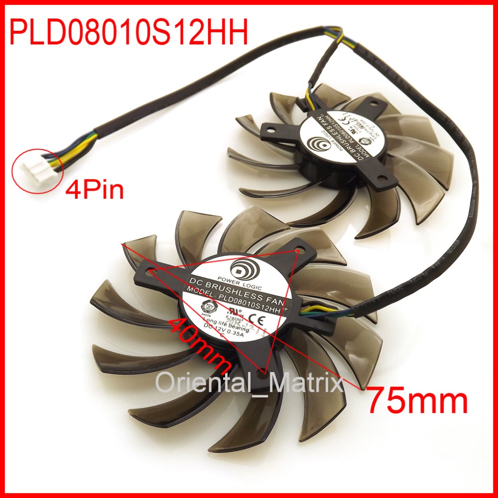 Free Shipping 2pcs/Lot PLD0801 - Cpu Fan recension och pris